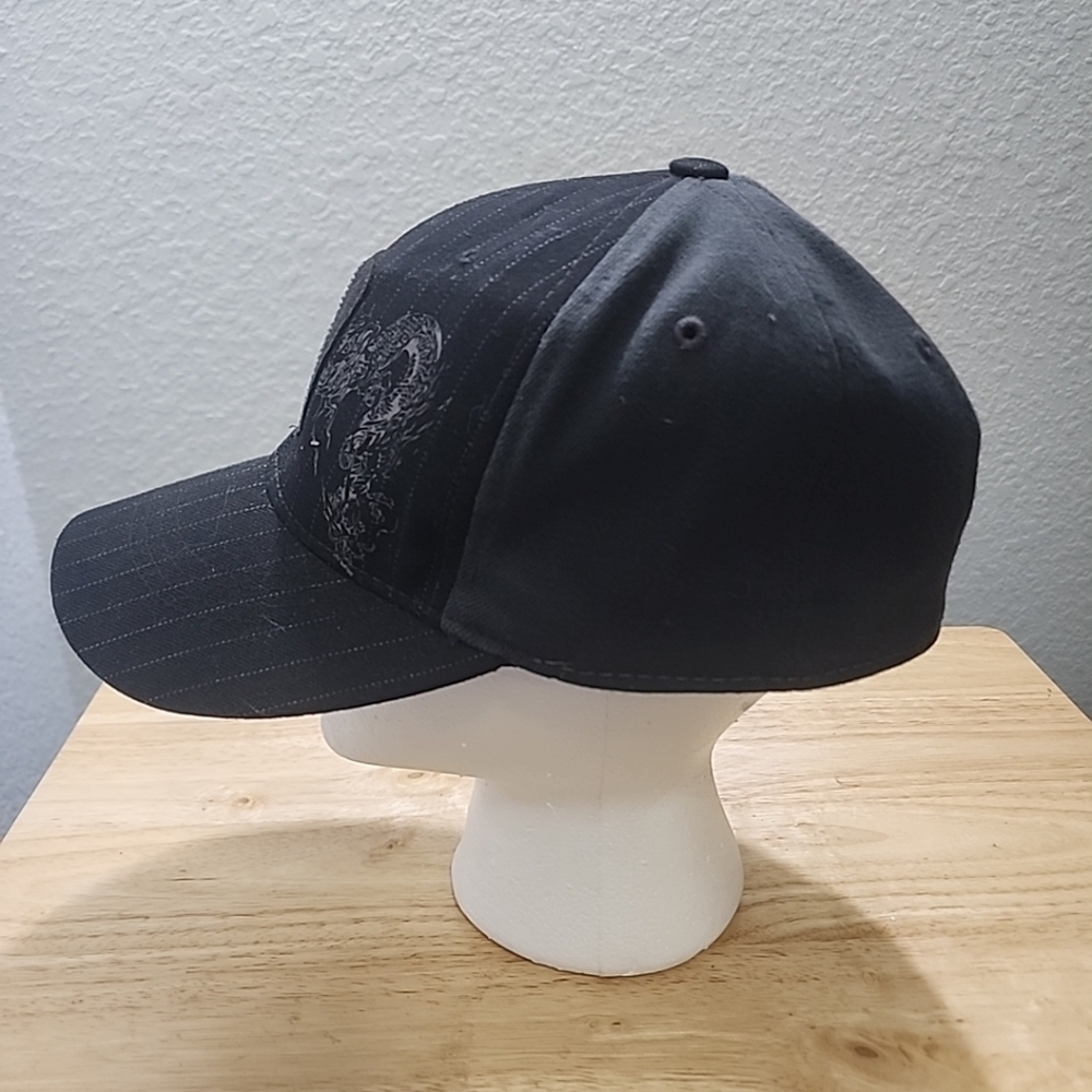 Mossimo Striped Black Adjustable Baseball Cap Men… - image 8